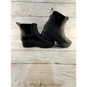 UGG Black Short Rain Boots